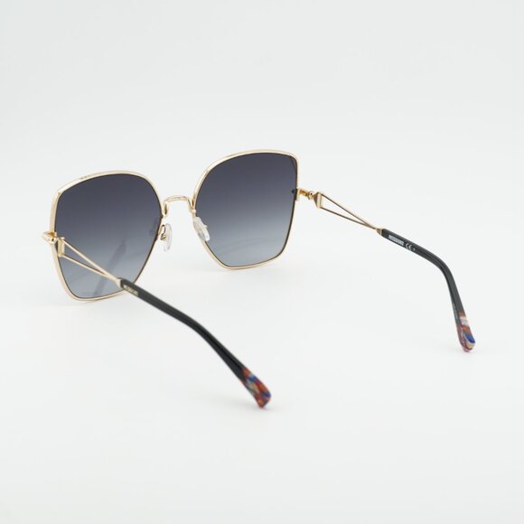 Missoni MIS 0052/S 0J5G 9O Sunglasses Gold Square Frame, Grey Lenses main image 10